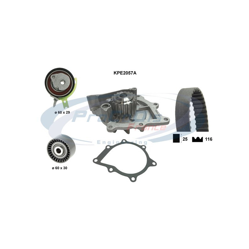Kit de distribution + pompe à eau PROCODIS FRANCE