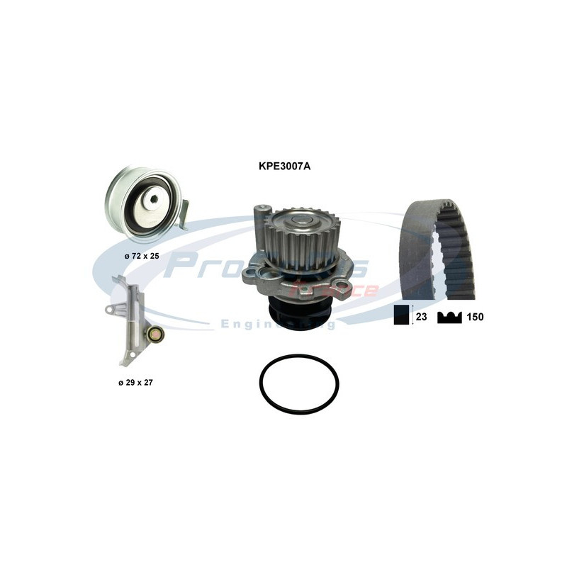 Kit de distribution + pompe à eau PROCODIS FRANCE