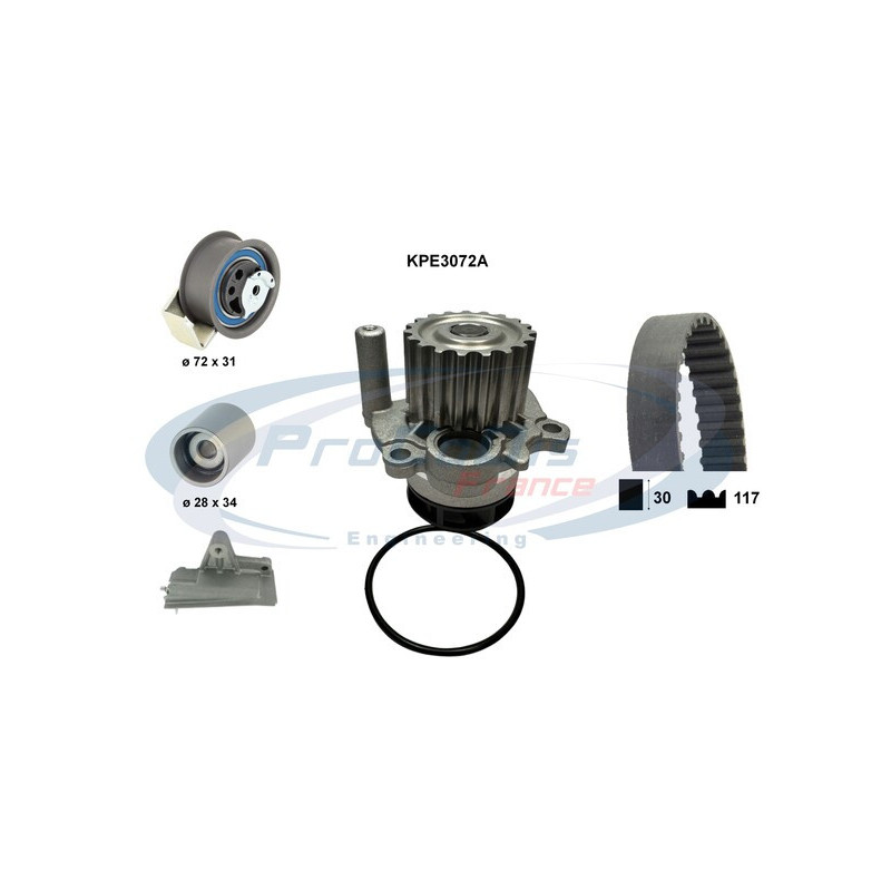 Kit de distribution + pompe à eau PROCODIS FRANCE