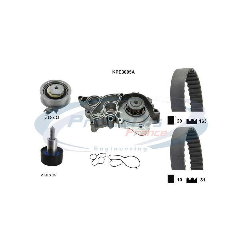 Kit de distribution + pompe à eau PROCODIS FRANCE