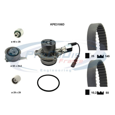 Kit de distribution + pompe...