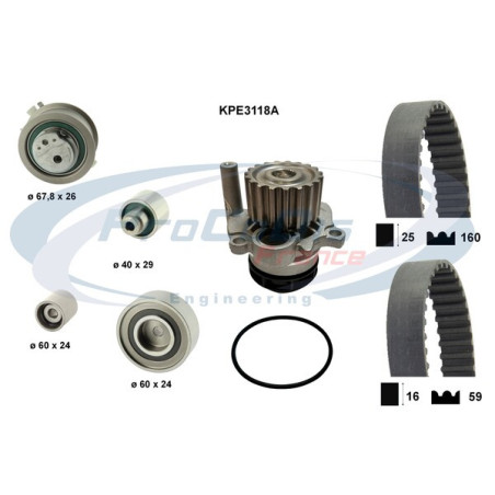 Kit de distribution + pompe...