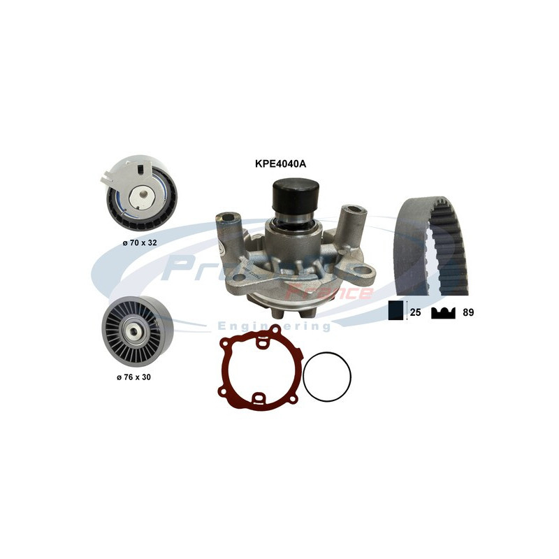 Kit de distribution + pompe à eau PROCODIS FRANCE