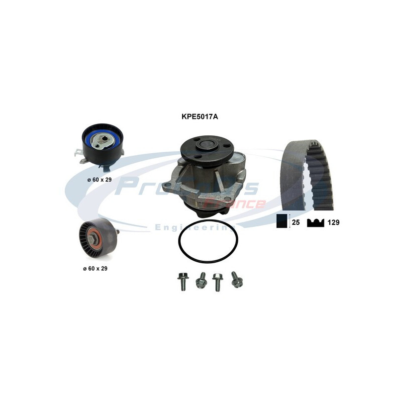 Kit de distribution + pompe à eau PROCODIS FRANCE