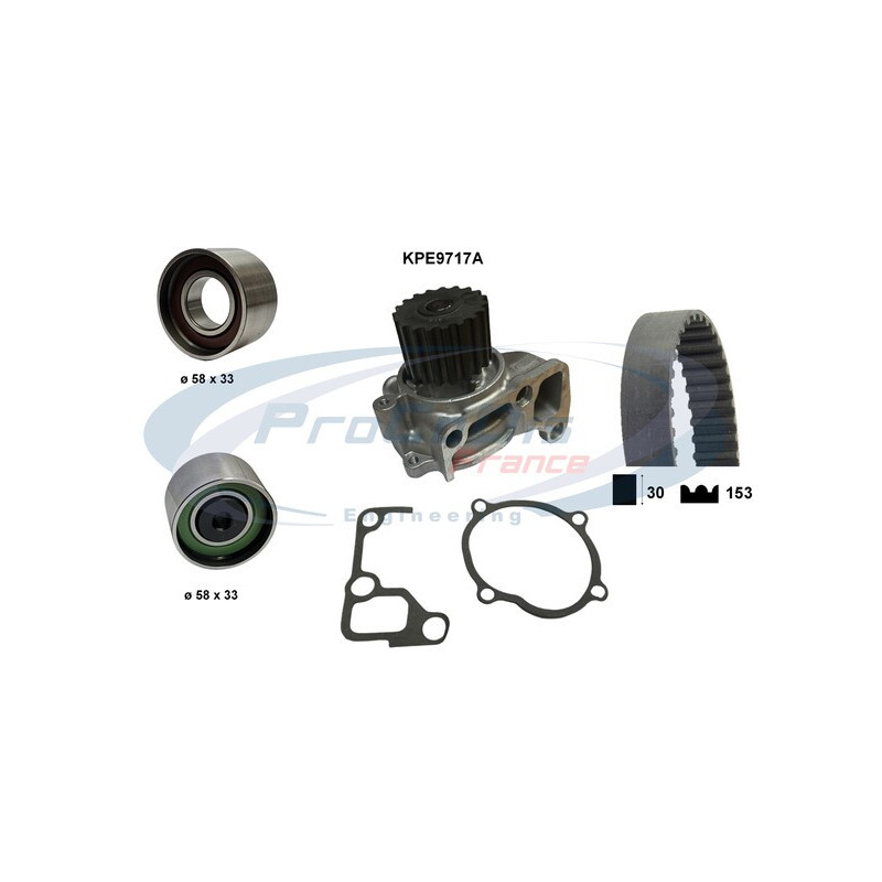 Kit de distribution + pompe à eau PROCODIS FRANCE