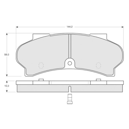 Jeu de quatre plaquettes de...