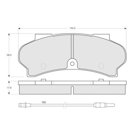 Jeu de quatre plaquettes de...