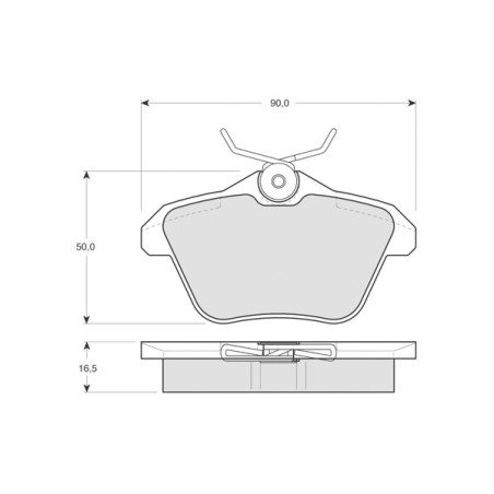 Jeu de quatre plaquettes de...