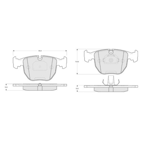 Jeu de quatre plaquettes de...