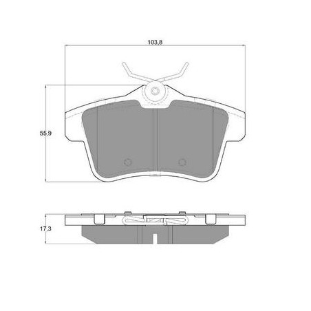 Jeu de quatre plaquettes de...