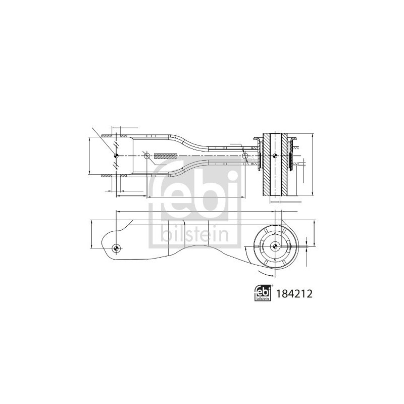 Triangle de suspension FEBI BILSTEIN