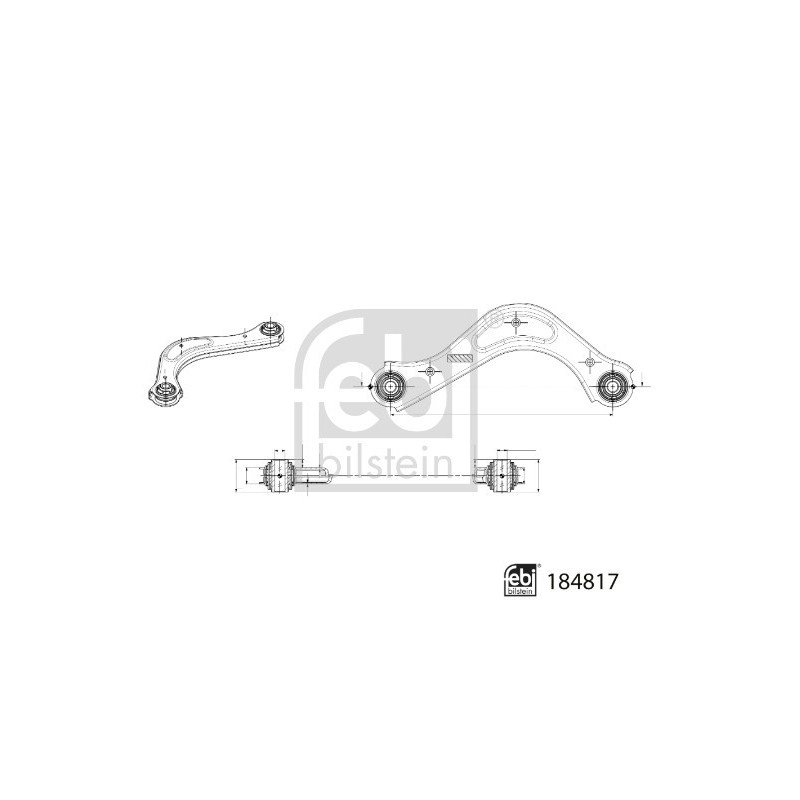 Triangle de suspension FEBI BILSTEIN