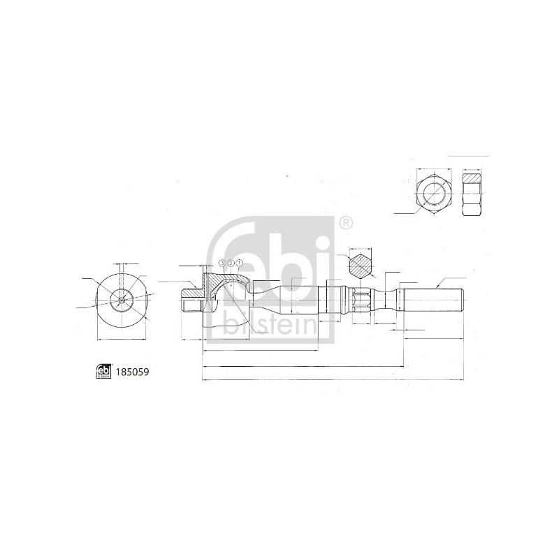 Rotule axiale FEBI BILSTEIN