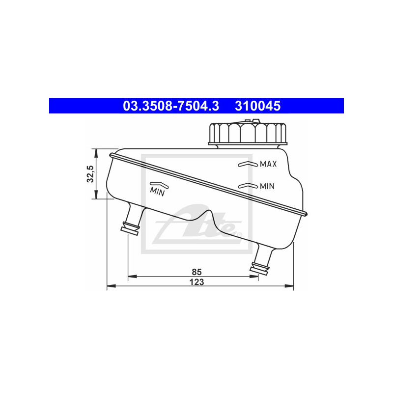 Vase d'expansion (liquide de frein) ATE