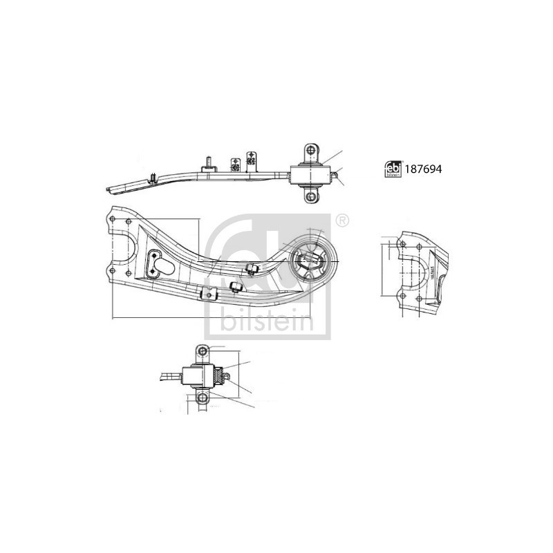 Triangle de suspension FEBI BILSTEIN