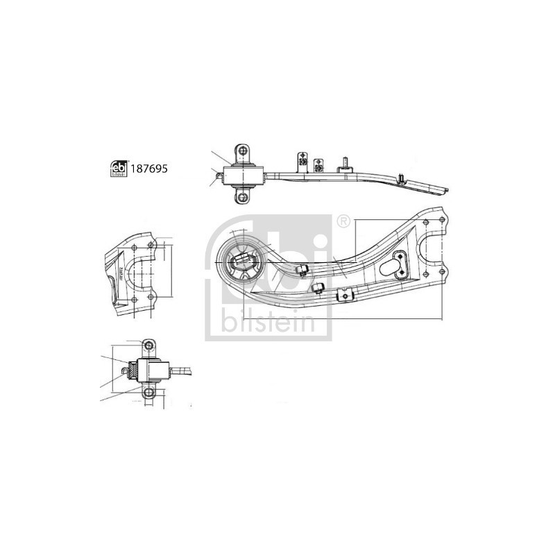 Triangle de suspension FEBI BILSTEIN