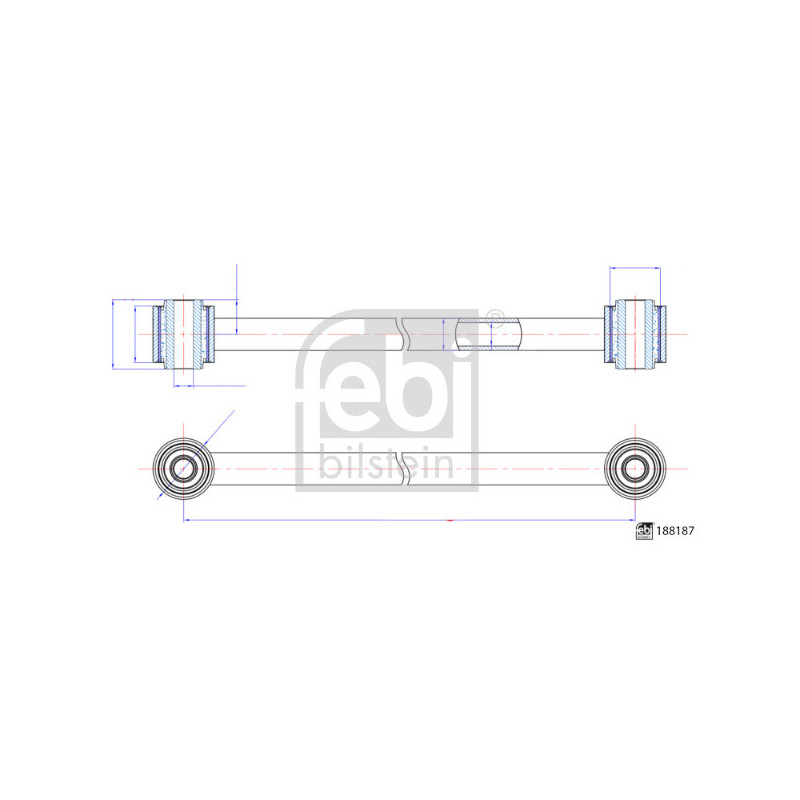 Biellette de barre stabilisatrice FEBI BILSTEIN