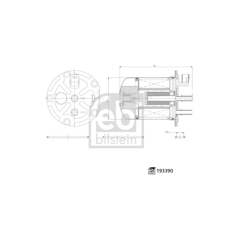 Filtre à carburant FEBI BILSTEIN