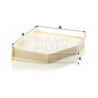 Filtre d'habitacle MANN-FILTER