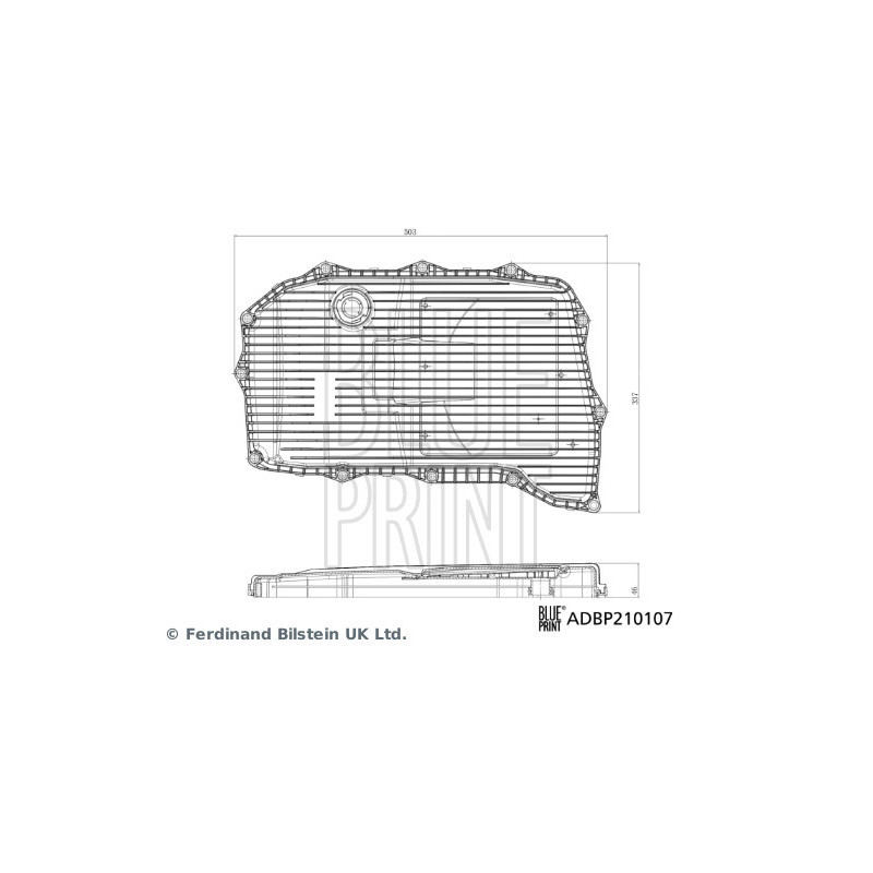 Filtre hydraulique (transmission auto) BLUE PRINT