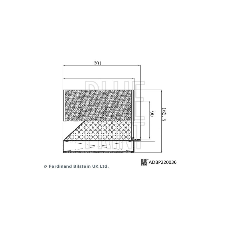 Filtre à air BLUE PRINT