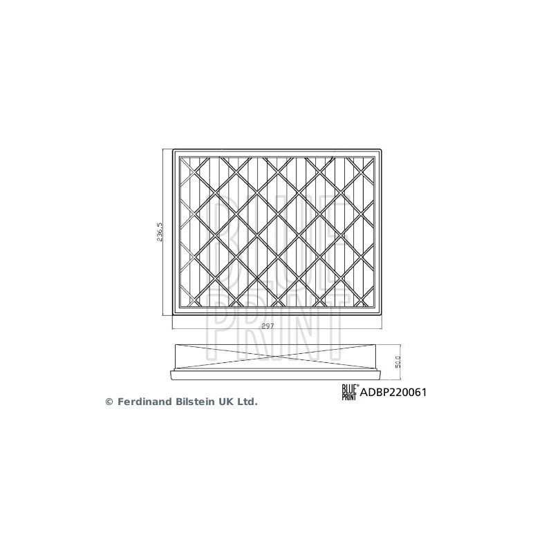 Filtre à air BLUE PRINT