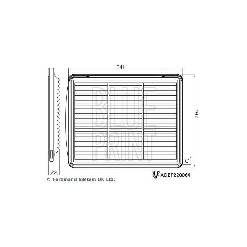Filtre à air BLUE PRINT