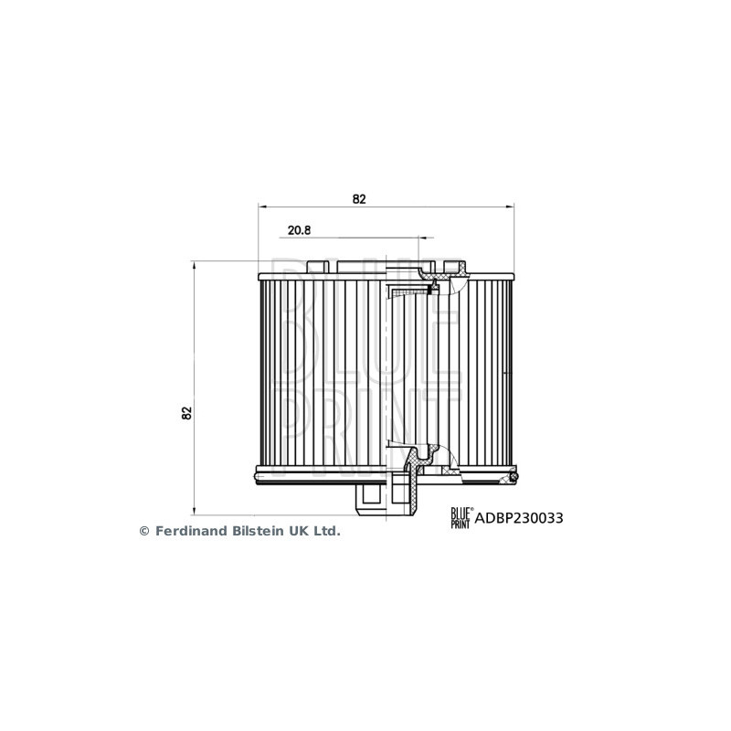 Filtre à carburant BLUE PRINT