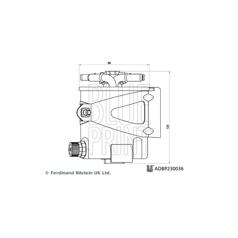 Filtre à carburant BLUE PRINT