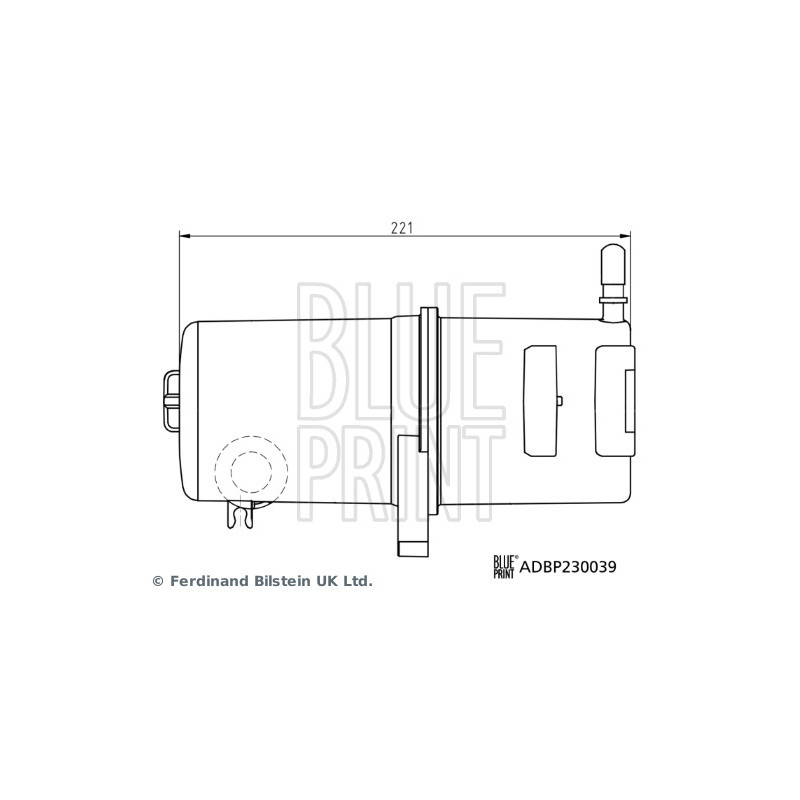 Filtre à carburant BLUE PRINT