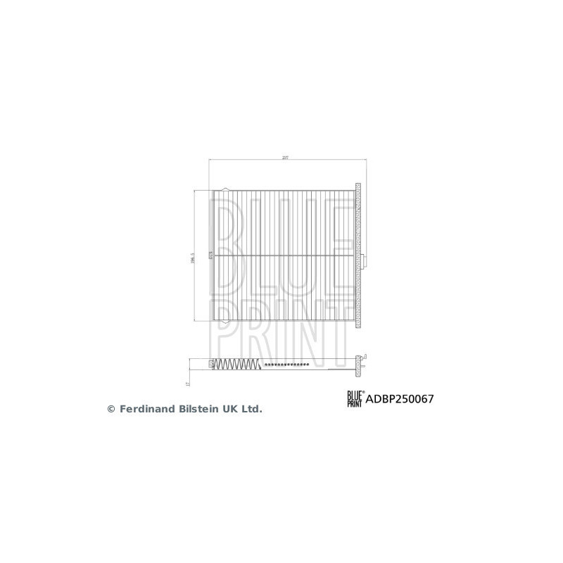Filtre d'habitacle BLUE PRINT