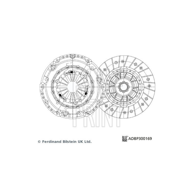 Kit d'embrayage BLUE PRINT