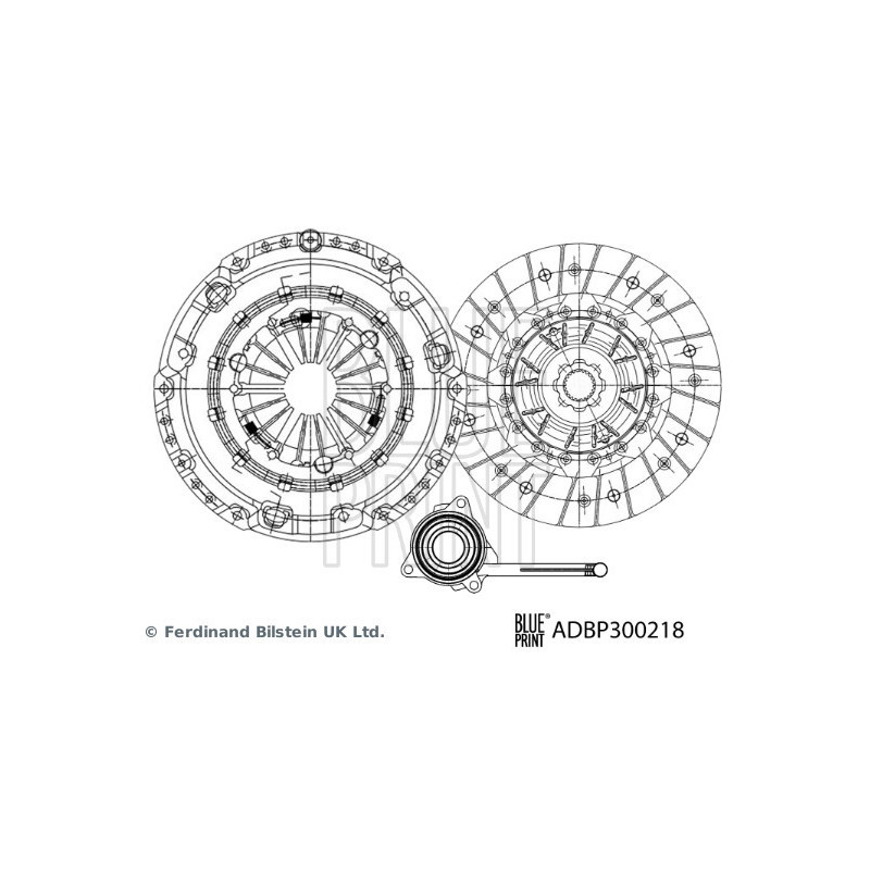 Kit d'embrayage BLUE PRINT