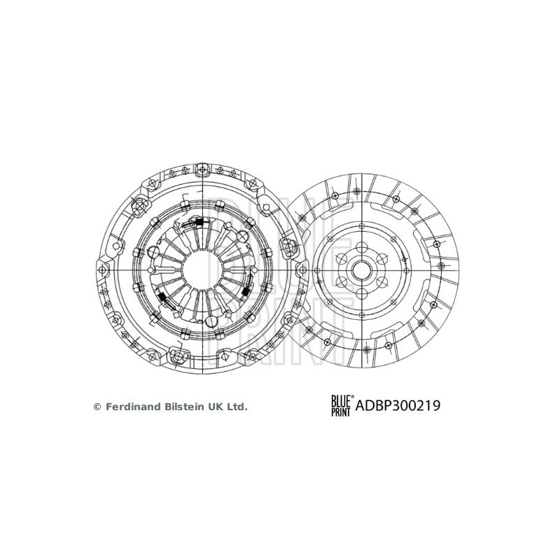 Kit d'embrayage BLUE PRINT