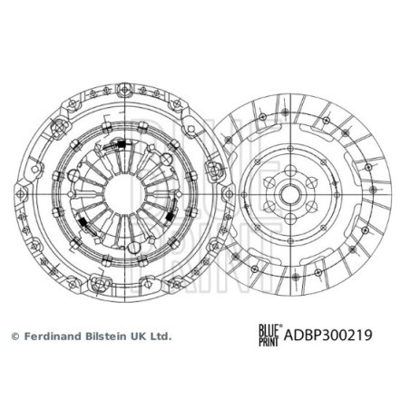Kit d'embrayage BLUE PRINT