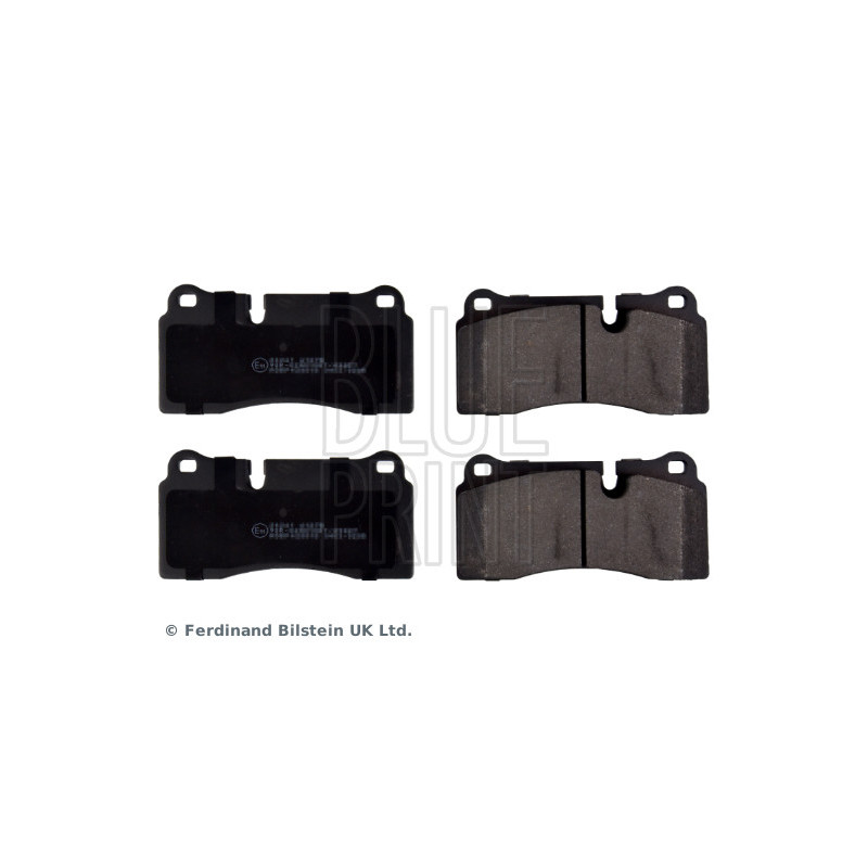 Jeu de quatre plaquettes de frein à disque BLUE PRINT