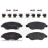 Jeu de quatre plaquettes de frein à disque BLUE PRINT