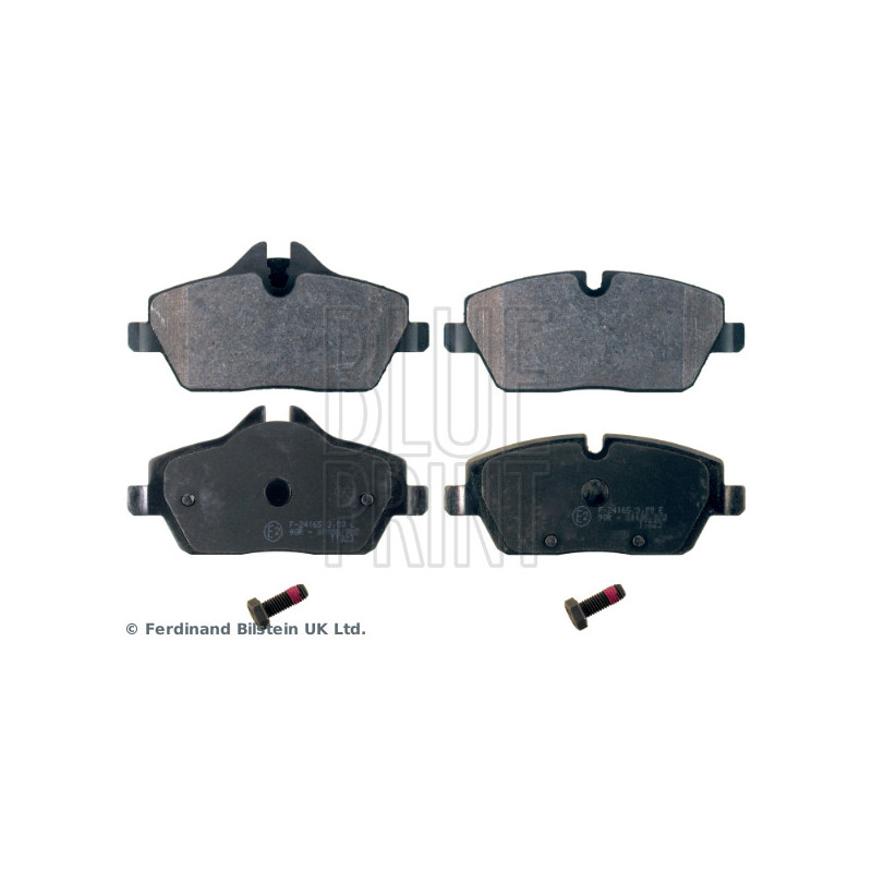 Jeu de quatre plaquettes de frein à disque BLUE PRINT