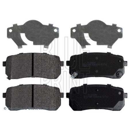 Jeu de quatre plaquettes de...