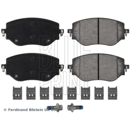 Jeu de quatre plaquettes de frein à disque BLUE PRINT