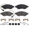 Jeu de quatre plaquettes de frein à disque BLUE PRINT