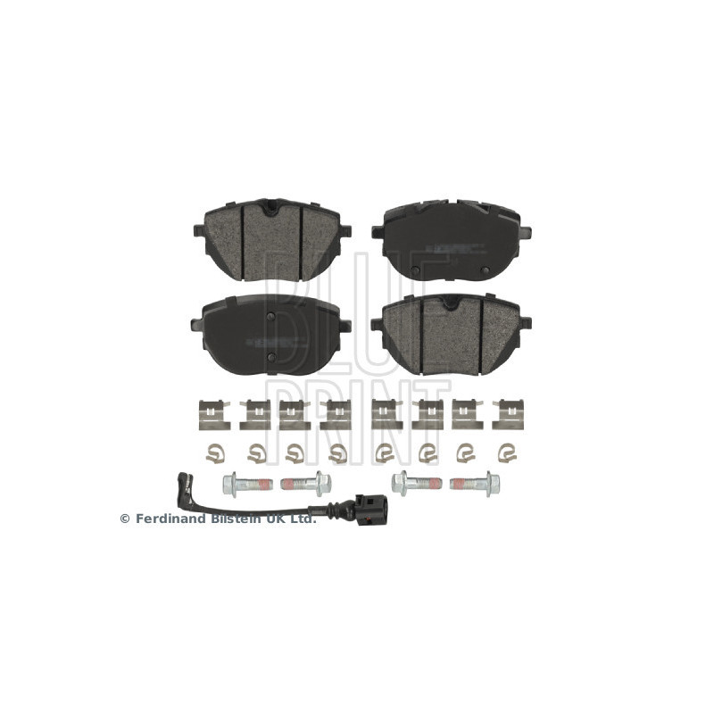 Jeu de quatre plaquettes de frein à disque BLUE PRINT