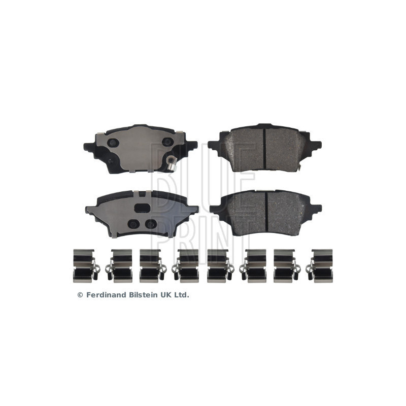 Jeu de quatre plaquettes de frein à disque BLUE PRINT