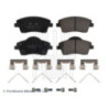 Jeu de quatre plaquettes de frein à disque BLUE PRINT