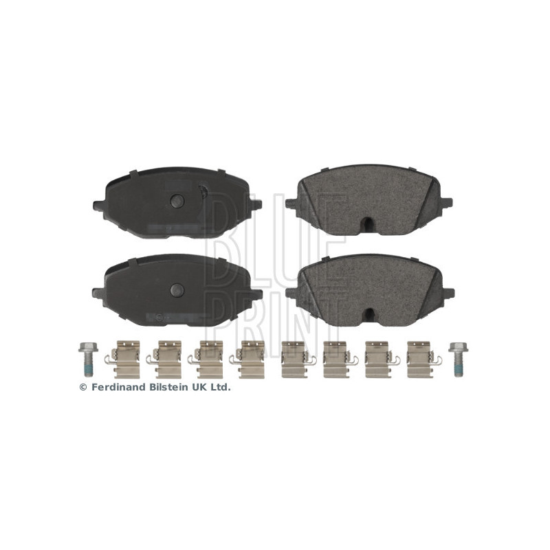 Jeu de quatre plaquettes de frein à disque BLUE PRINT