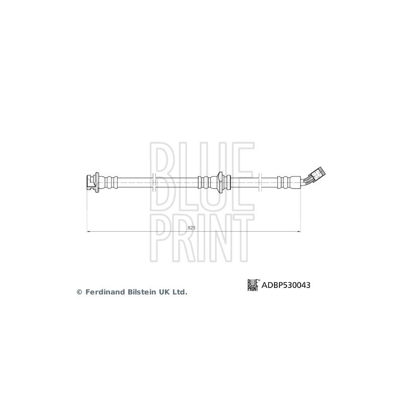 Flexible de frein BLUE PRINT