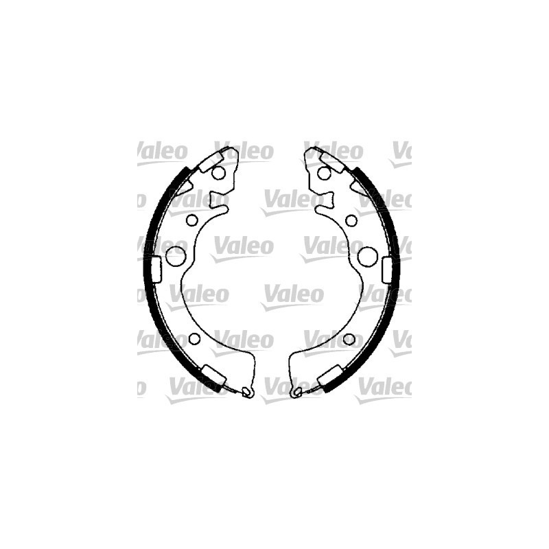 Jeu de mâchoires de frein VALEO