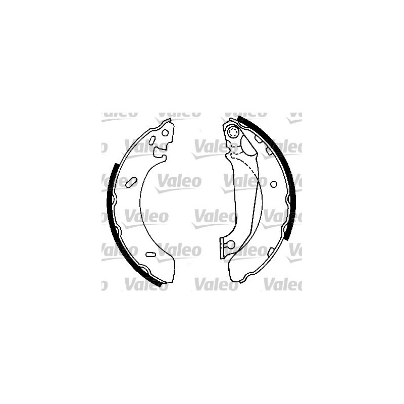 Jeu de mâchoires de frein VALEO