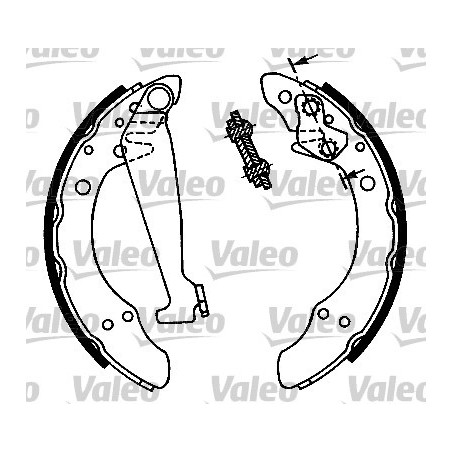 Jeu de mâchoires de frein...