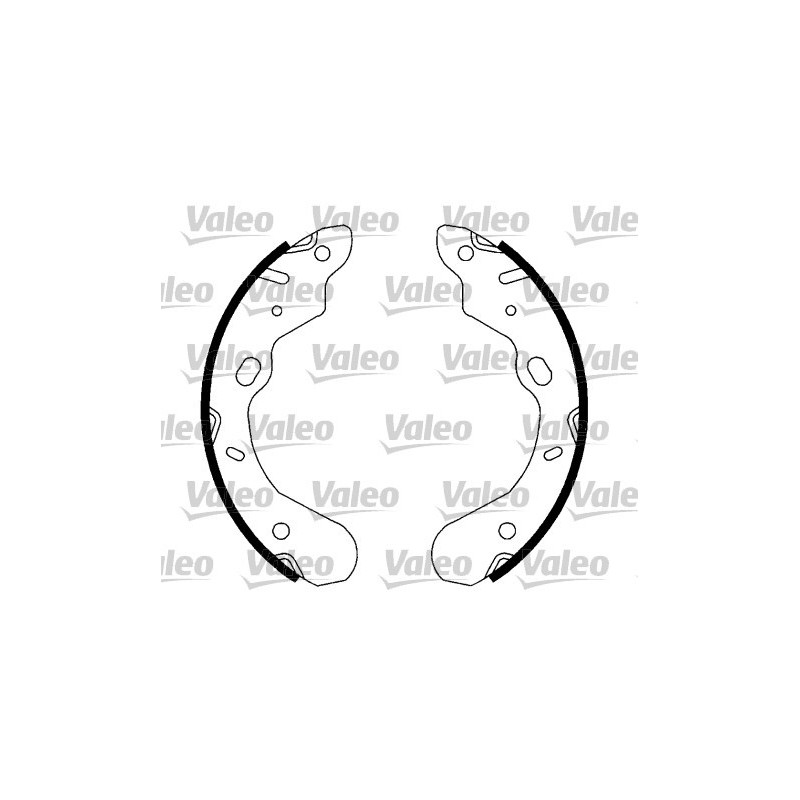 Jeu de mâchoires de frein VALEO
